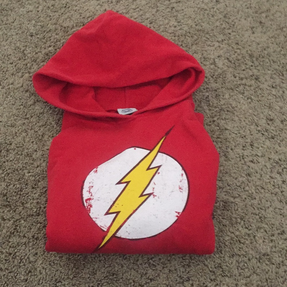 Red DC Comics Originals “The Flash pullover Hoodie
